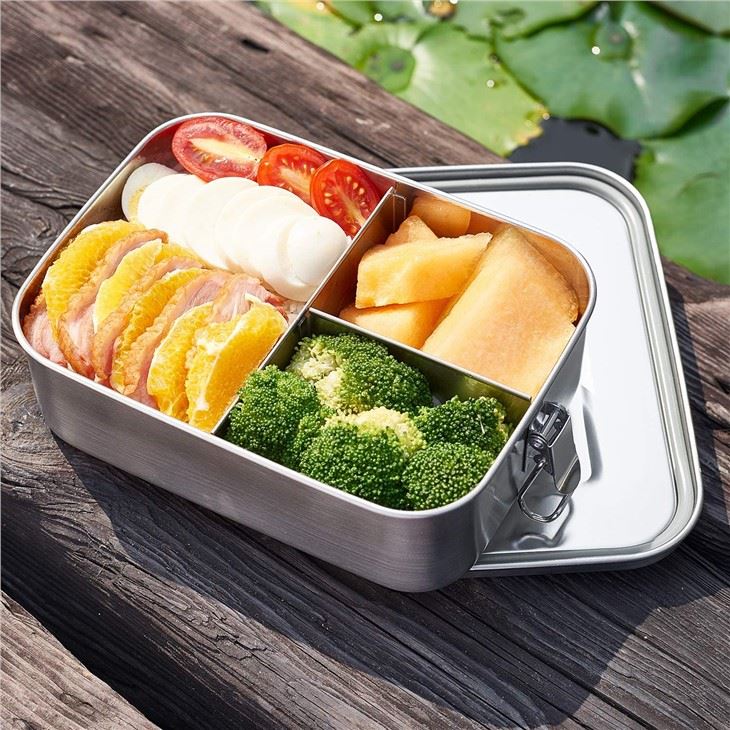 Bento kassi úr ryðfríu stáli fyrir börn